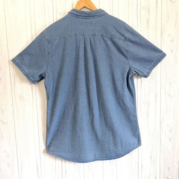 Pacsun Los Angeles Denim Shirt Rose Embroidery - Picture 5 of 7